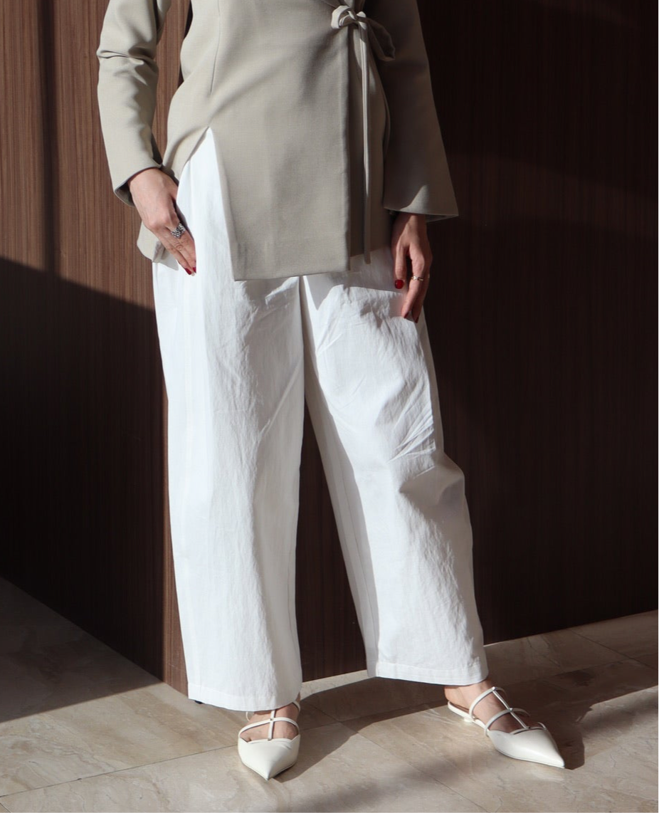 Timeless pants | white